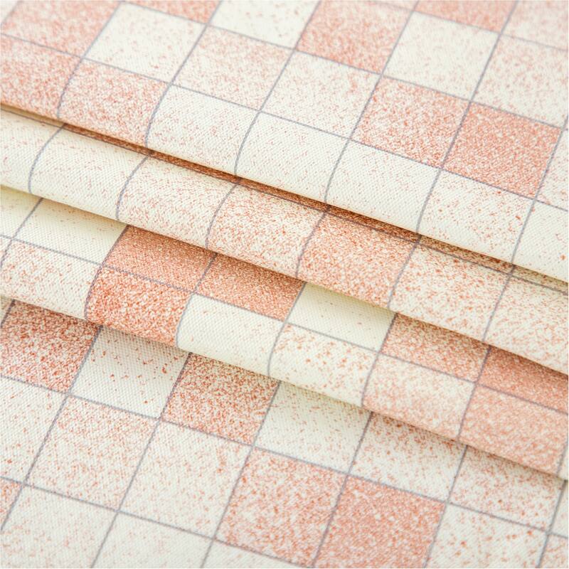 Celebrate tablecloth Great flannel back Gradient pink grid pattern