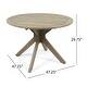 preview thumbnail 5 of 29, Cedros Wicker/ Acacia Wood Outdoor 5-piece Dining Set by Christopher Knight Home