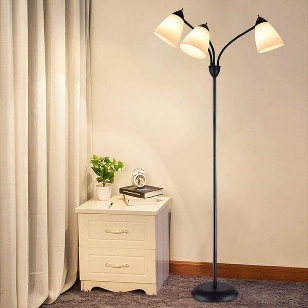 Modern Adjustable Floor Lamp 3 Light Standing Light Bed Bath & Beyond