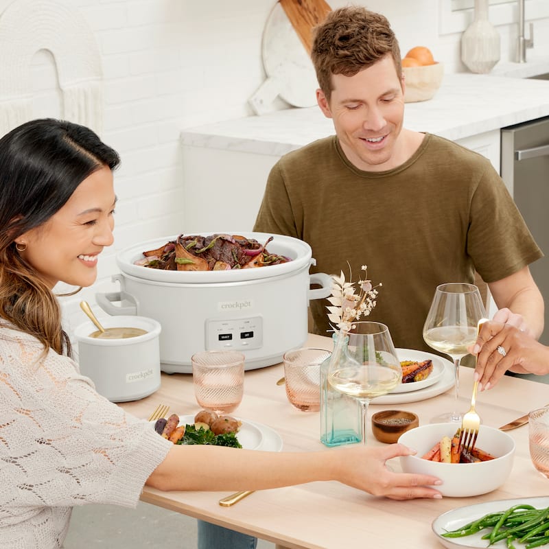 Crockpot 7Quart Cook & Carry Slow Cooker, Mushroom Bed Bath & Beyond