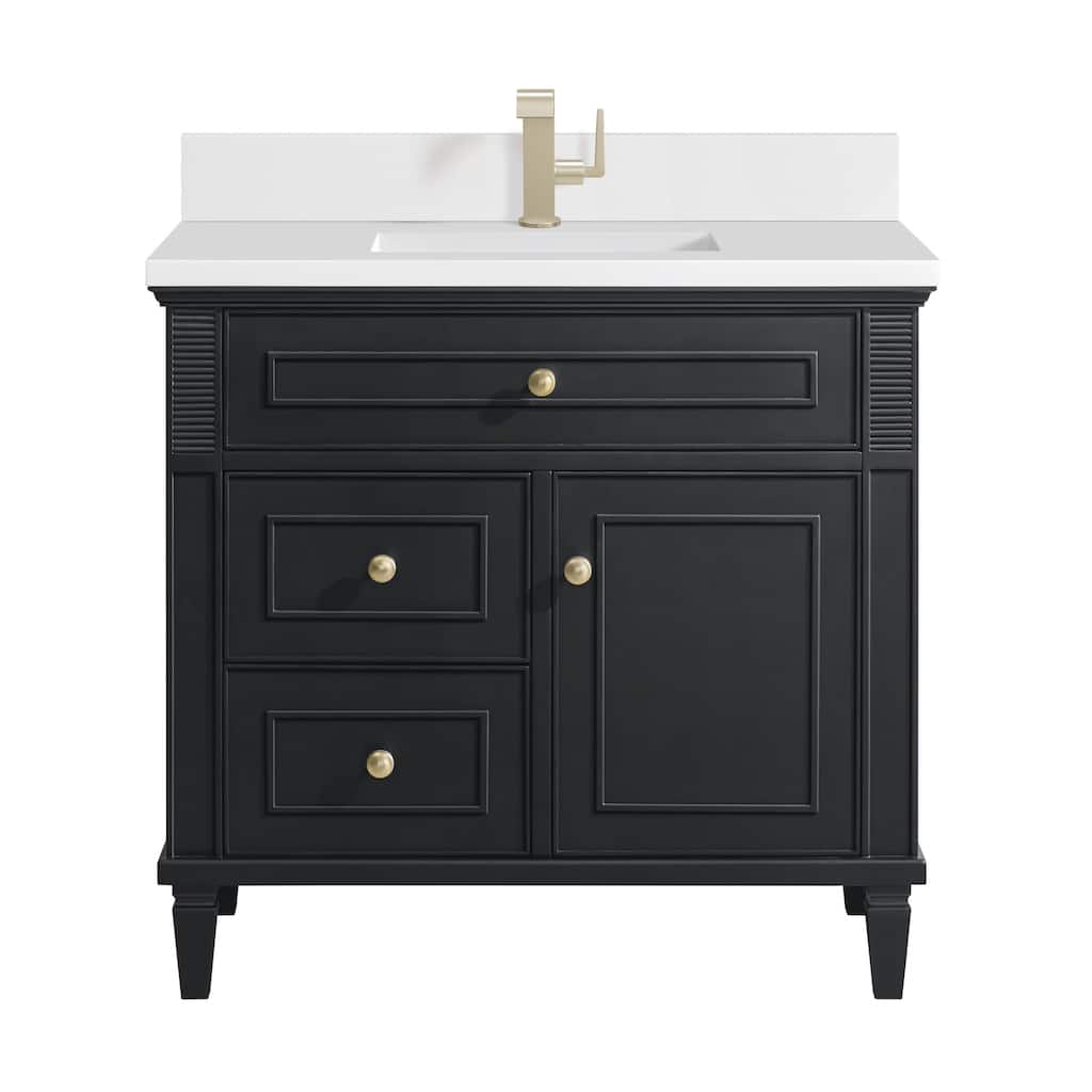 James Martin Vanities 424-V36-1WZ Lorelai 36" Single Basin Wood Vanity