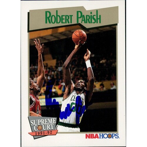 Shop Signed Parish Robert Boston Celtics 1991 Nba Hoops Basketball