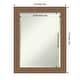preview thumbnail 18 of 68, Beveled Bathroom Wall Mirror - Alta Frame