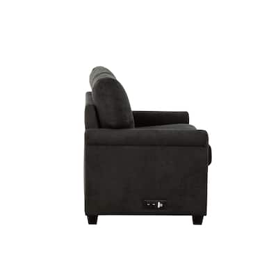 Twin Sleeper Sofa with USB Ports & Pocket Spring Support - Compact 54" Couch Bed