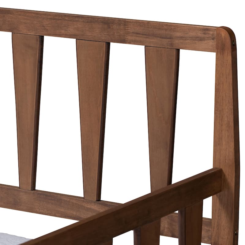 Midori Modern and Contemporary Twin Daybed with Roll-Out Trundle Bed