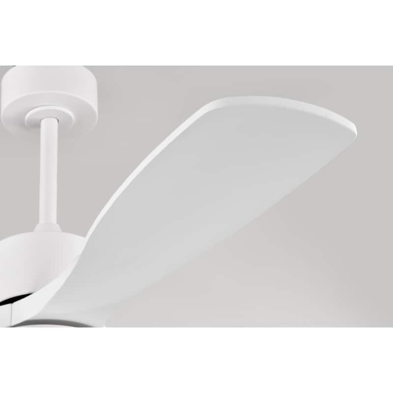 Tariq 52-inch Solid Wood and Metal Lighted Ceiling Fan with LED Lighting