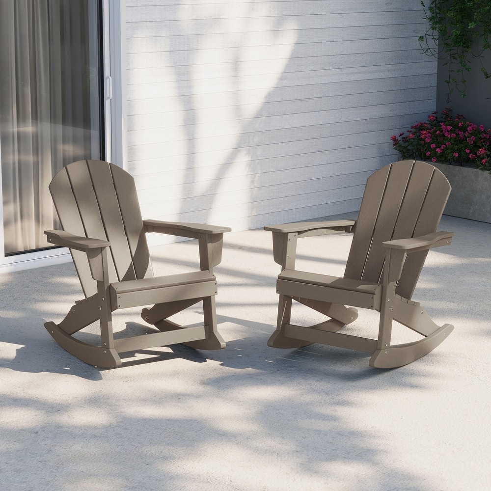 Laguna Hdpe All Weather Outdoor Patio Rocking Chair (Set of 2)