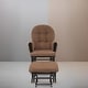 preview thumbnail 33 of 54, Ultimate Nursery Comfort - Glider and Ottoman Set with Reclining Cushion Chair, Rocker Chair with Padded Back and Armrests