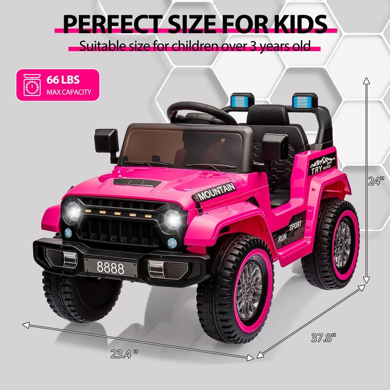 12V Kids Ride On Truck w/Remote Control