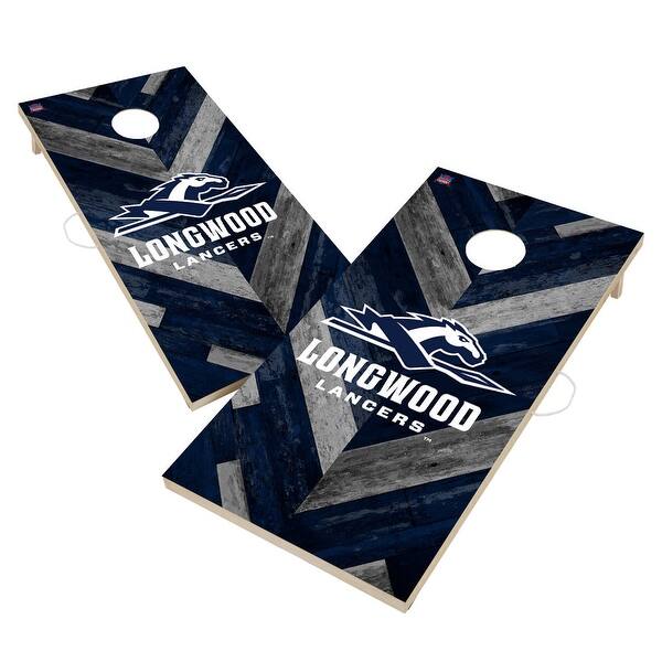 slide 2 of 6, Longwood University Lancers Cornhole Board Set 16 Years and Up