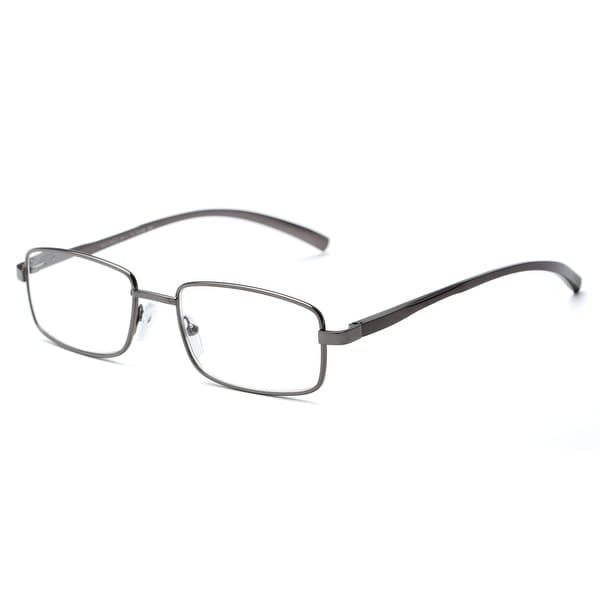 Readers.com The Damien Rectangle Reading Glasses. Opens flyout.