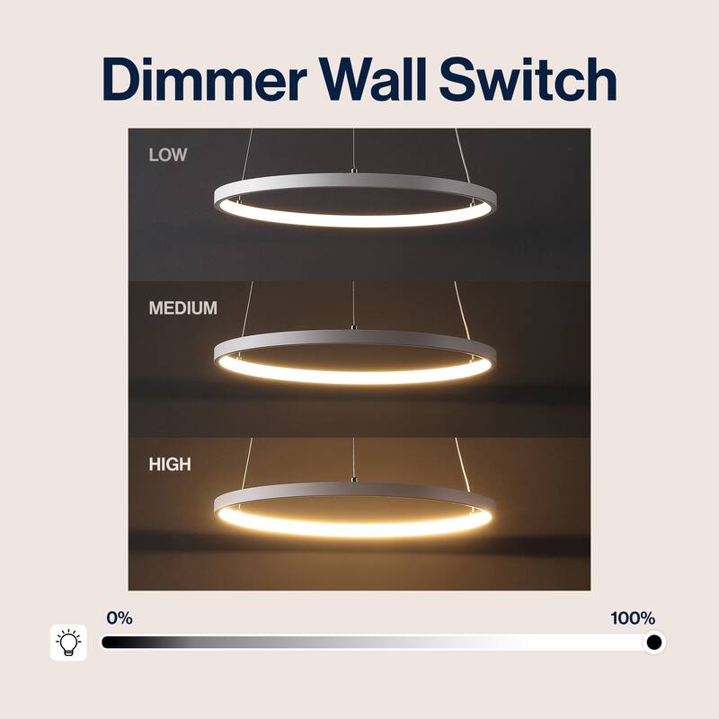 Kinsley Modern Bohemian Iron Integrated LED Pendant by JONATHAN Y