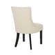 preview thumbnail 32 of 70, Cheney Contemporary Tufted Dining Chairs (Set of 2) by Christopher Knight Home - 21.50" L x 25.00" W x 36.00" H