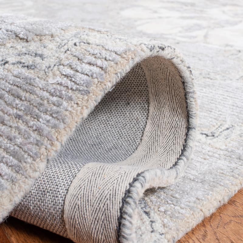 SAFAVIEH Handmade Glamour Florelle Floral Trellis Wool/ Viscose Rug