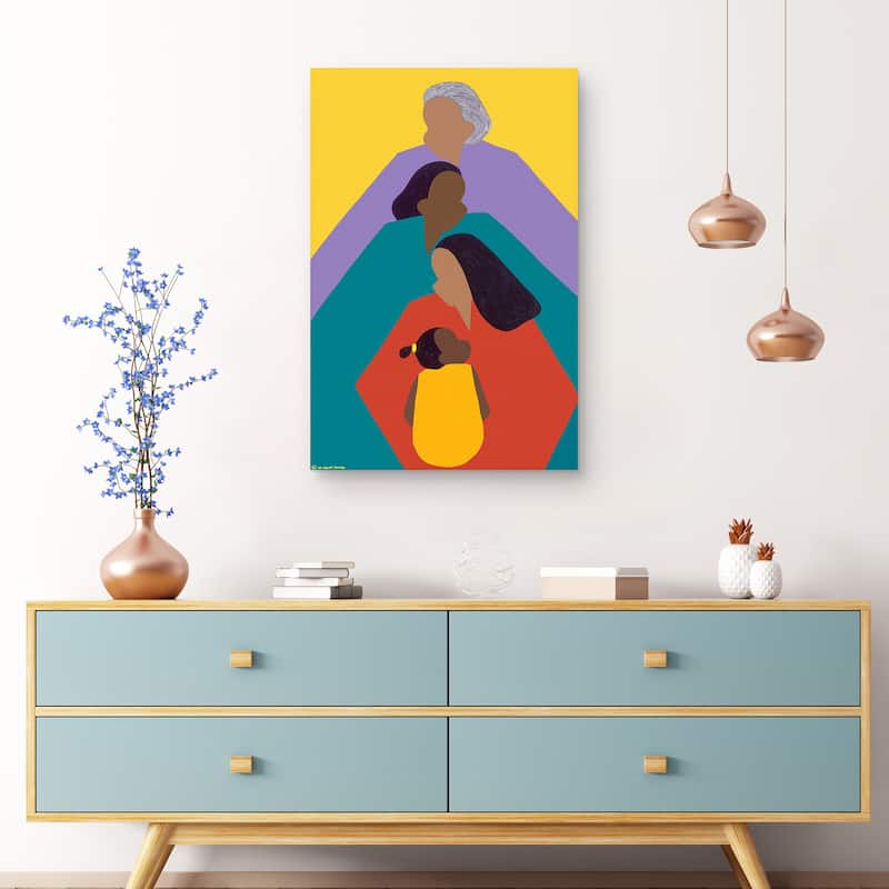 Generations by Synthia SAINT JAMES Canvas Art Print