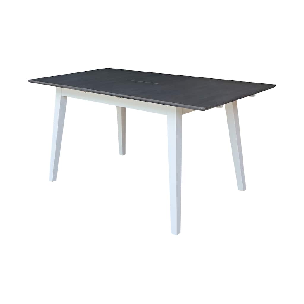 International Concepts Solid Wood 60" Butterfly Extension Dining Table