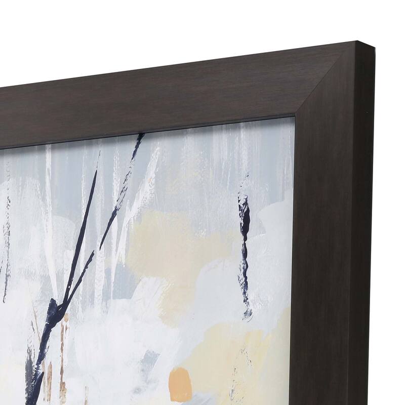 Silversong Birch I Framed Art Giclee Under Glass - White