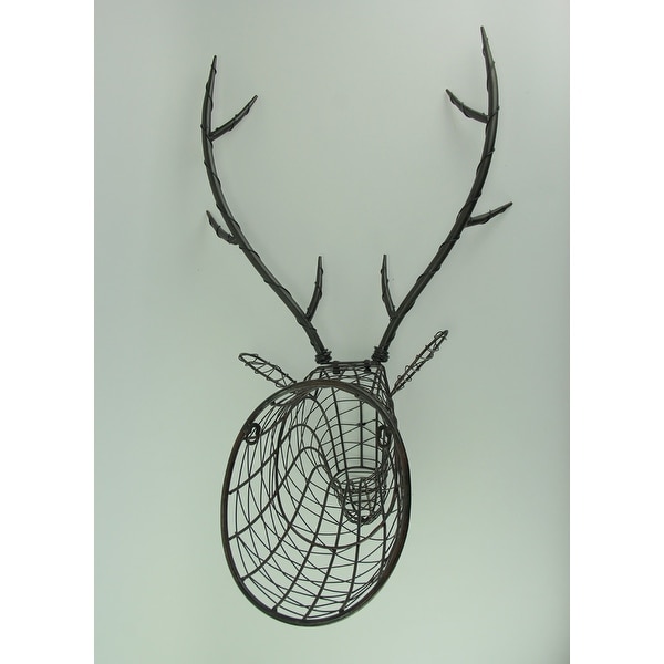 metal deer head wall hanging
