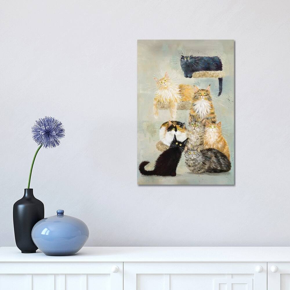 iCanvas "The Haynes Cats" by Kim Haskins Canvas Print