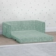 preview thumbnail 4 of 8, Serta Perfect Sleeper Extra Wide Convertible Sofa to Lounger - Comfy 2-in-1 Flip Open Couch/Sleeper for Kids Green