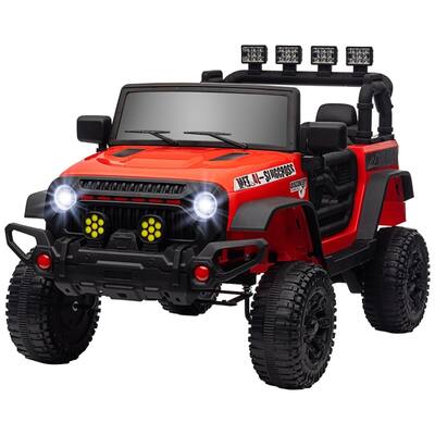 Kids Ride-On Car SUV Design with 2 Motors and Shock-Absorbing Wheels Remote Control - 39.4" L x 24.8" W x 25.6" H