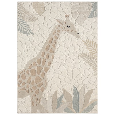 TOWN & COUNTRY PLAY Jungle Giraffe Kids Area Rug