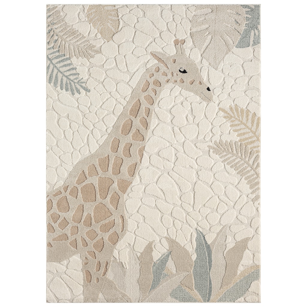 TOWN & COUNTRY PLAY Jungle Giraffe Kids Area Rug