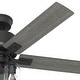 preview thumbnail 7 of 15, Hunter 52" WiFi Techne Ceiling Fan w/LED Light, Handheld Remote - Casual, Modern - Easy Installation! SMART FAN!