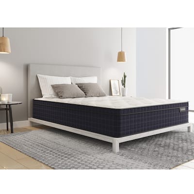 Queen Copper Hybrid Euro-Top Mattress - CertiPUR-US - Firm Feel