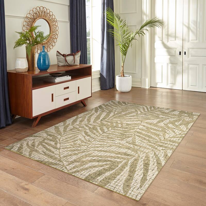 Liora Manne Savannah Olive Branches Indoor Rug