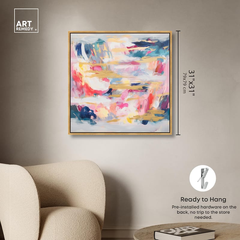 Balipink III Canvas by Art Remedy