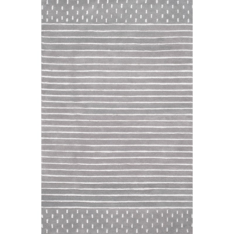 Mandia Striped Wool Area Rug