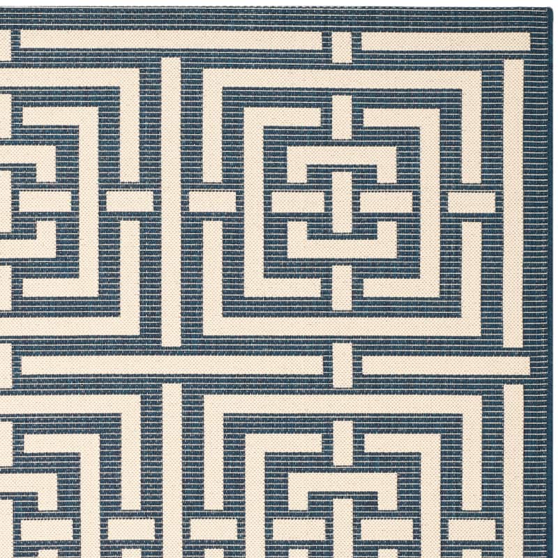 SAFAVIEH Courtyard Ginger Indoor/ Outdoor Waterproof Patio Backyard Rug