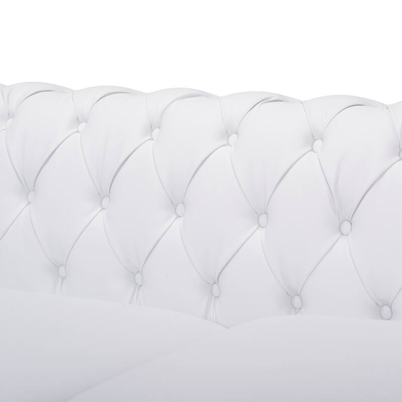 Chesterfield 3-seater Sofa with Button Tufting and Nailheads
