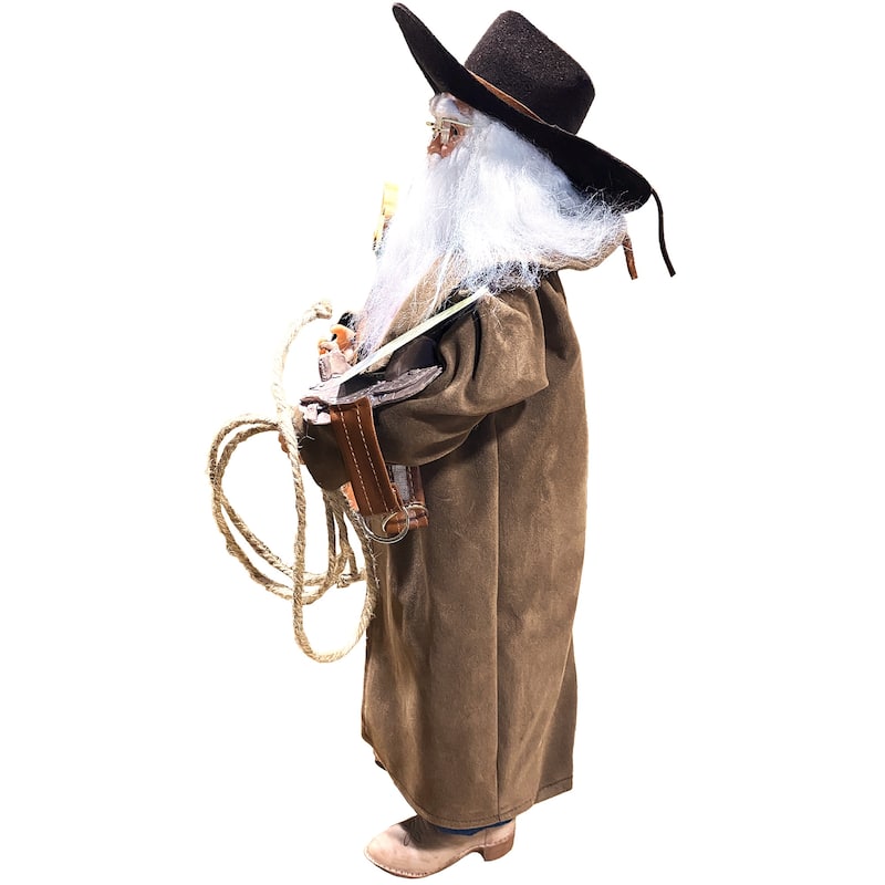 20 inch Cowboy with Leather Boot - brown
