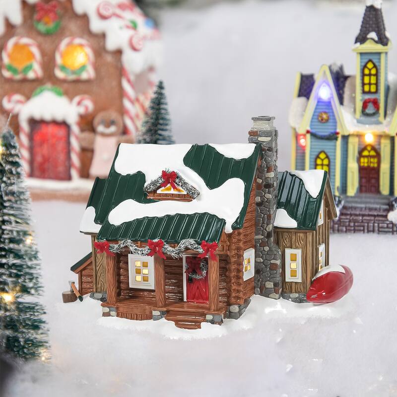 Dept 56 Pine Ridge Cabin Christmas Figure