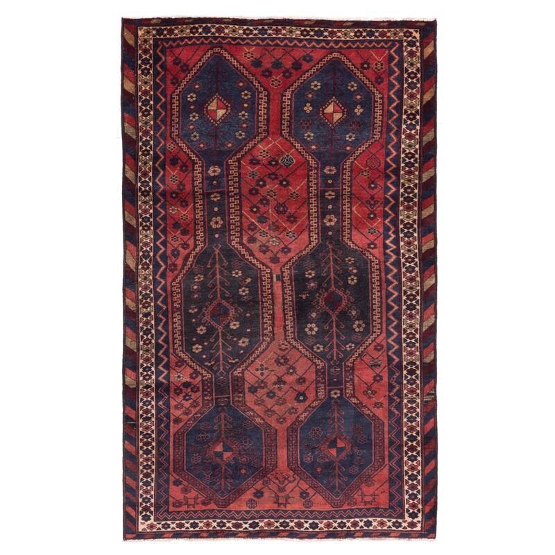 ECARPETGALLERY Hand-knotted Konya Anatolian Red Wool Rug - 4'8 x 8'0