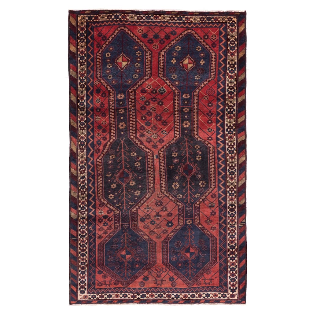 ECARPETGALLERY Hand-knotted Konya Anatolian Red Wool Rug - 4'8 x 8'0