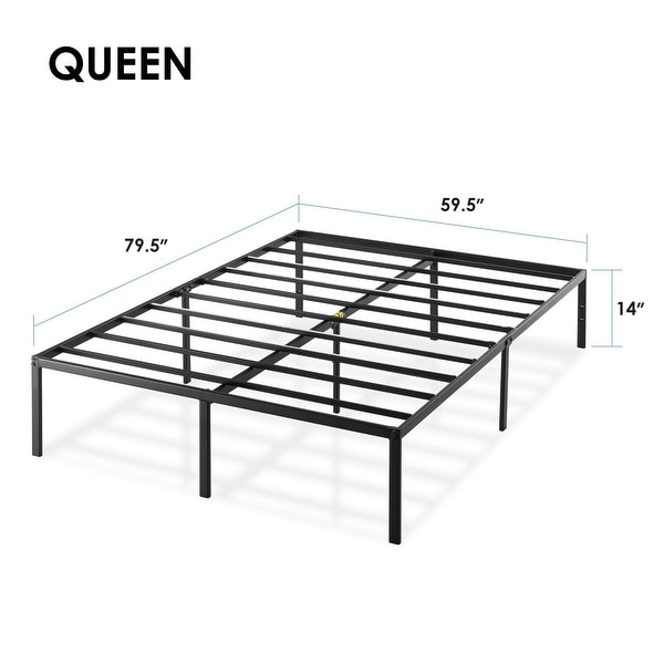 14 metal shop platform bed frame