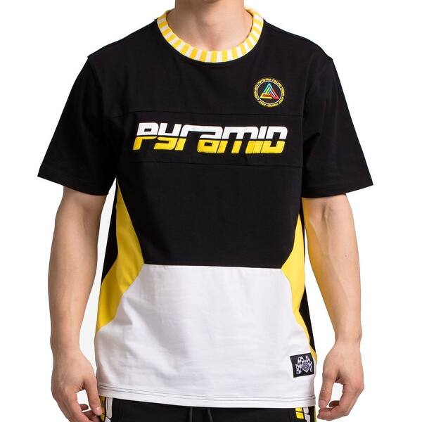 Shop Black Pyramid Men S Black Size Small S Graphic Print Crewneck