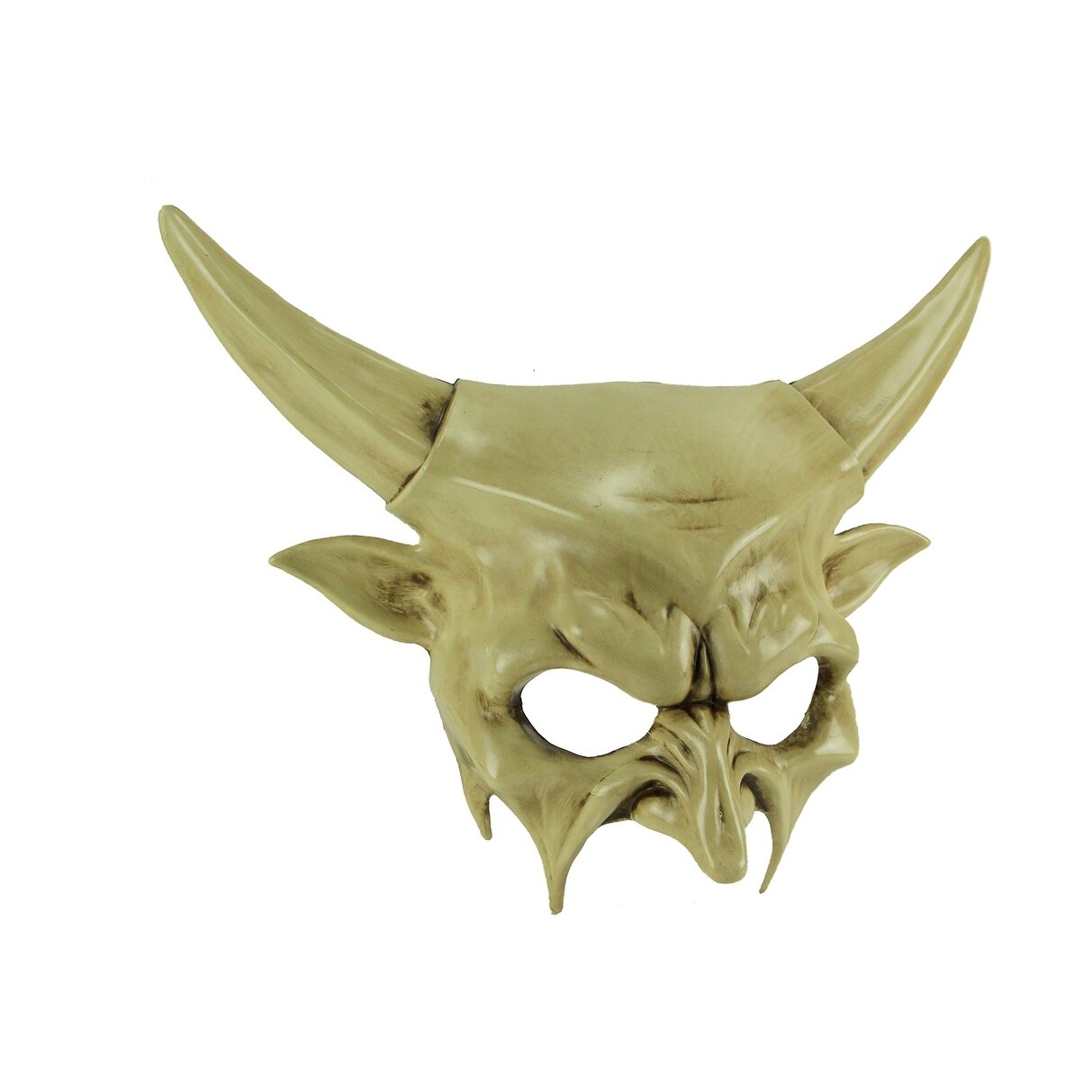 Shop Off White Dark Demon Horned Devil Adult Halloween Costume Mask 12 X 14 75 X 4 5 Inches Overstock 28253133