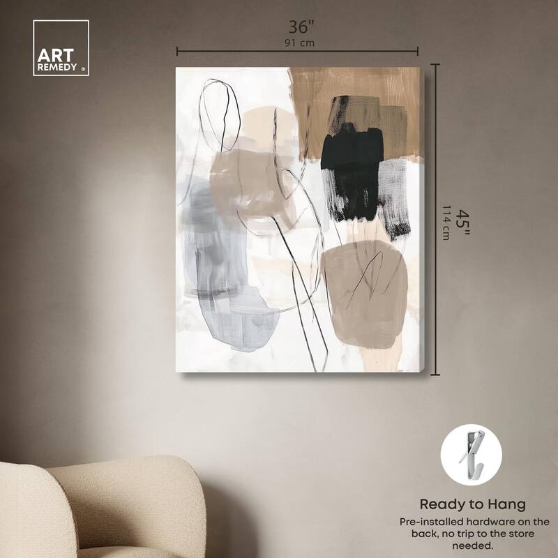 Contemporary Canvas II Canvas by Art Remedy, Gallery Wrapped