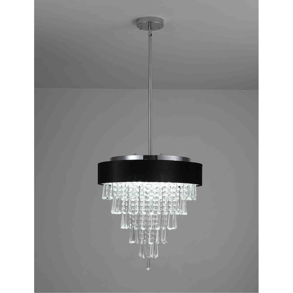 Modern Round Crystal Chandelier for Living Room