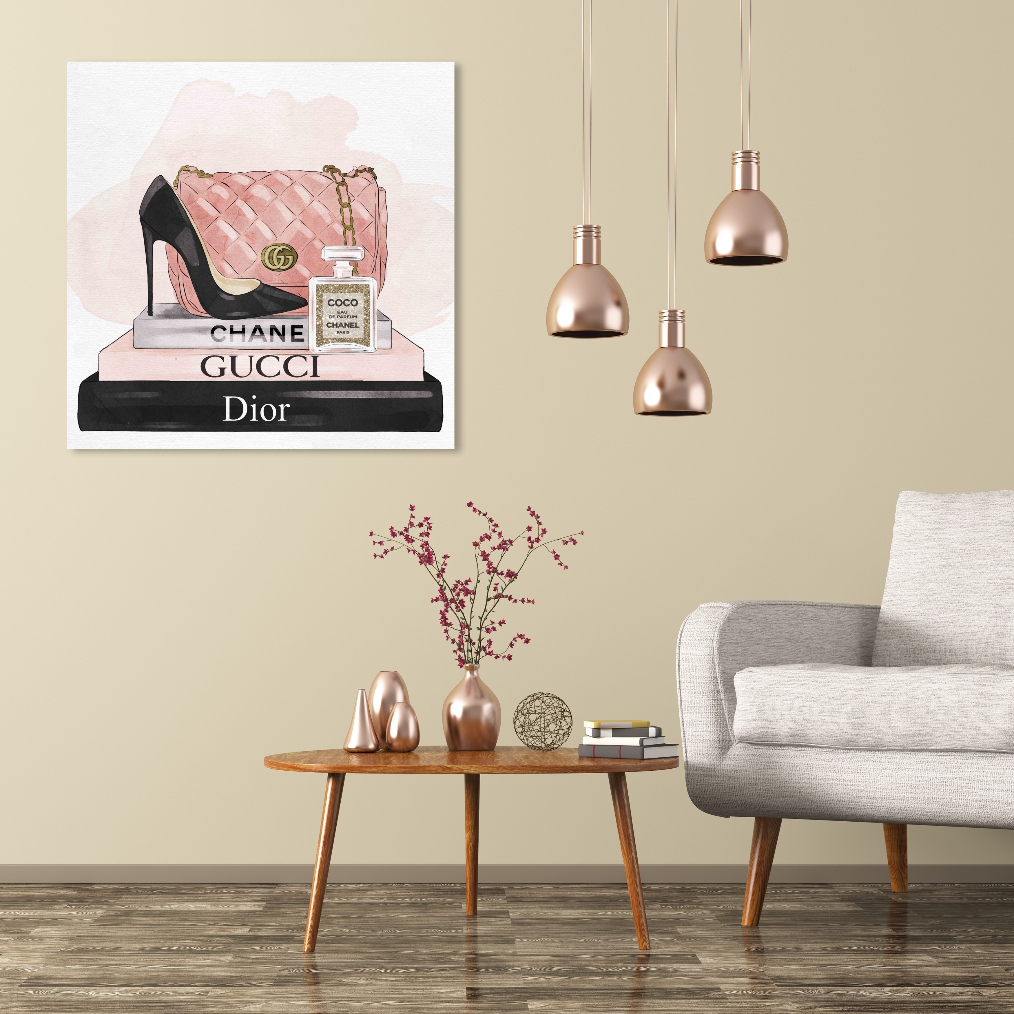 Oliver Gal Fashion and Glam Wall Art Canvas Prints 'Accessories