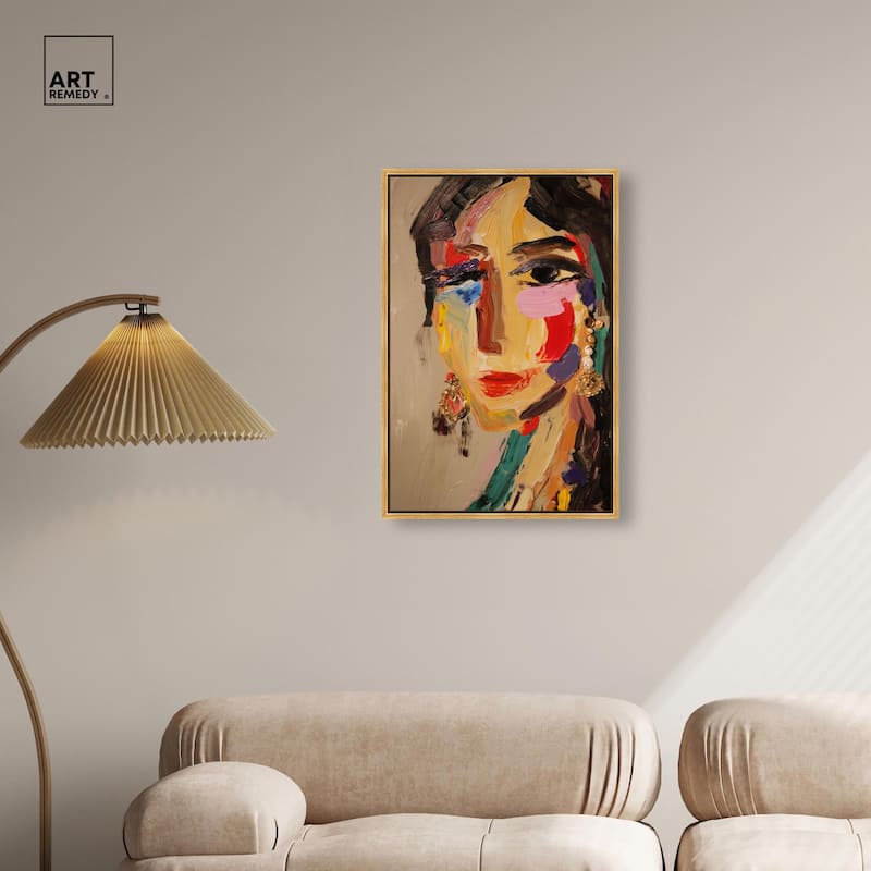 Colorful Expression II Canvas by Art Remedy