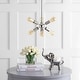 preview thumbnail 5 of 12, Bailey 17.5" Sputnik Metal LED Chandelier, Nickel by JONATHAN Y