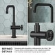 preview thumbnail 40 of 165, Kraus Urbix Industrial Solid Brass Kitchen Faucet