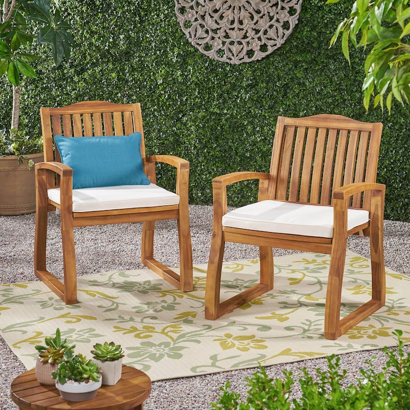 Christopher Knight Home Acacia Wood Dining Chairs