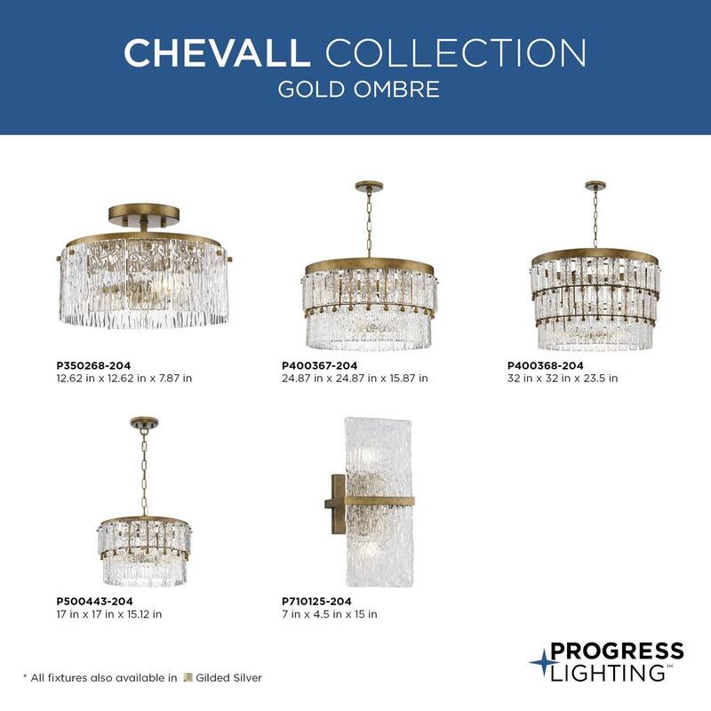 Progress Lighting P400368 Chevall 9 Light 32" Wide Ring Chandelier