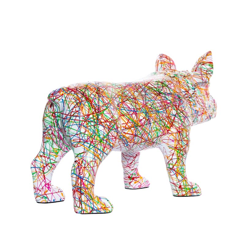 Interior Illusions Plus Expressionist Standing Bulldog - 14" long